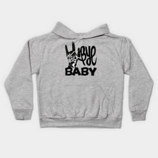 hand that rocks Kids Hoodie